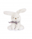 Doudou Plyšový králíček s šátkem 12 cm fialová s kytičkami