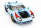 Shelby-collectibles Ford usa Gt40 Mkii 7.0l V8 Team Shelby American Inc. N 1 2nd (but Really Winner) 24h Le Mans 1966 K.miles - D.hulme 1:18 Světle Modrá