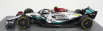 Spark-model Mercedes gp F1 W13e Team Mercedes-amg Petronas F1 N 44 Belgium Gp 2022 Lewis Hamilton - Con Vetrina - With Showcase 1:18 Stříbrná Zelená