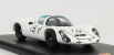 Spark-model Porsche 910 N 19 2nd 1000km Nurburgring 1967 P.hawkins - G.koch 1:43 Bílá