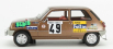 Spark-model Renault R5 Ls N 49 Rally Montecarlo 1975 A.follin - P.bertrand 1:43 Brown