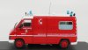 Odeon Renault Master T30 Van Vsab Sanicar Bmpm Ambulance Sapeurs Pompiers 1981 1:43 Červená Bílá