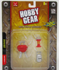 Hobby gear Accessories Set 3x Barbecue - Bbq 1:24 Silver Red