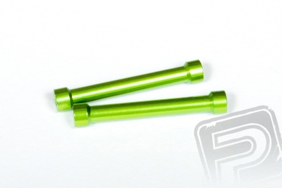 Hliníkové sloupky 7x45mm zelený (2ks.)
