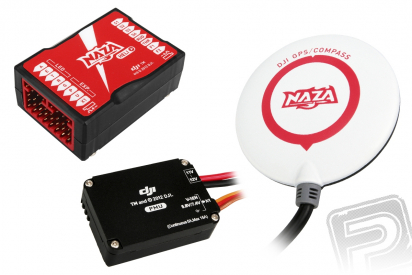 NAZA-H řídící systém/autopilot pro vrtulníky s GPS (Combo)