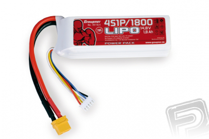 Power Pack LiPo 4/1800 14,8 V 70C XT60
