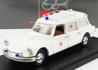 Rio-models Citroen Id19 Break C.r.i. Croce Rossa Italiana 1958 - Ambulance 1:43 Bílá