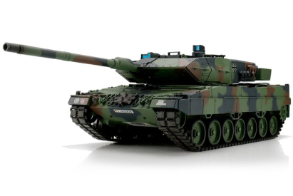 TORRO tank 1/16 RC LEOPARD 2A6 NATO kamufláž - BB Airsoft+IR (kovové pásy)