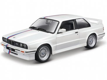 Bburago BMW 3 Series M3 1988 1:24 bílá