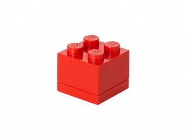 LEGO mini box 46x46x43mm - červený