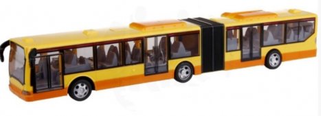 RC autobus kloubový, žlutý