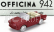 Officina-942 Siata Amica 56 Spider (base Fiat 600) 1956 1:76 Red