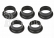 Těsnící kroužky pro motory .21 & .28 černé (5 ks.)