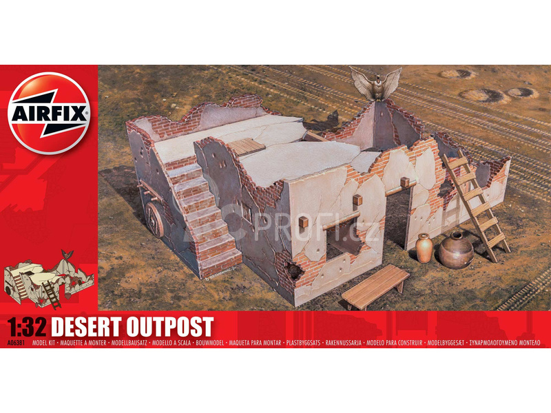 Airfix diorama Desert Outpost (1:32)