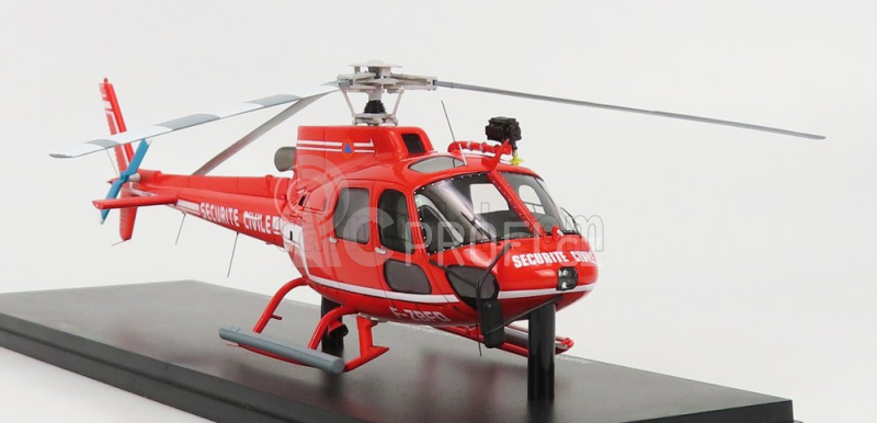 Alerte Aerospatiale As 350 Helicopter Securite Civile 1979 1:43 Red