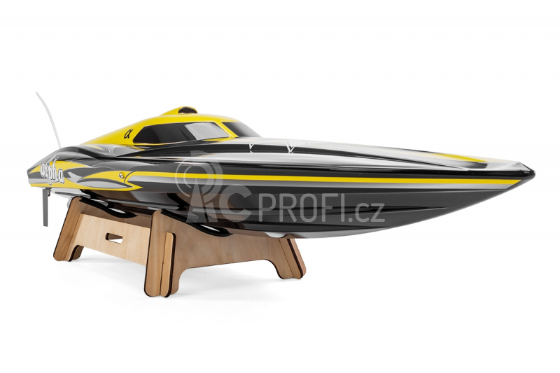 RC rychlostní člun Alpha 1000mm RTR brushless, žlutá - Hobbywing ESC