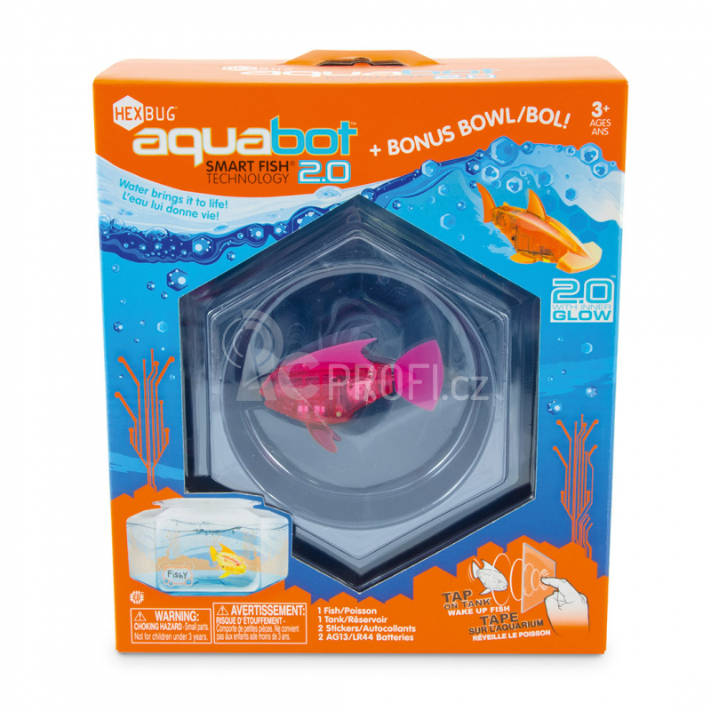 Aquabot 2.0 s šestihraným akváriem