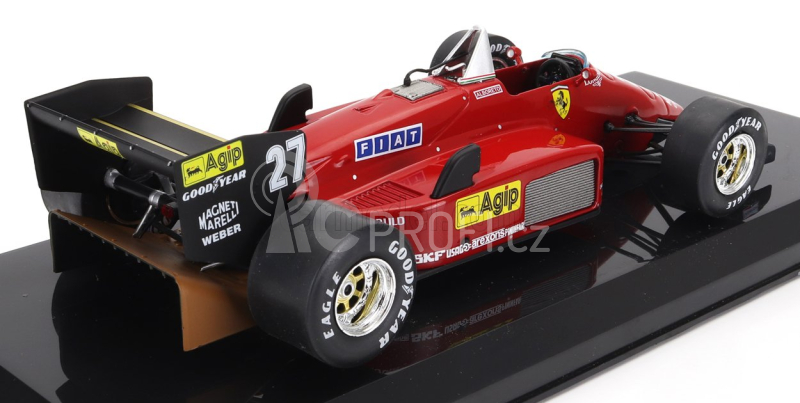 Edicola Ferrari F1  156-85 N 27 Winner Germany Gp 1985 Michele Alboreto - Blister Box 1:24 Červená Černá