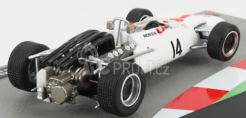 Edicola Honda F1  Ra300 N 14 Season 1967 John Surtees 1:43 Bílá Červená