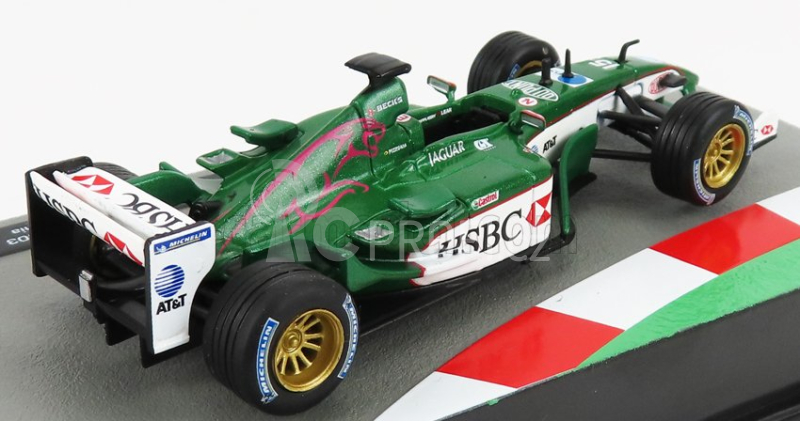 Edicola Jaguar F1  R4 N 15 Season 2003 Antonio Pizzonia 1:43 Zelená S Bílou