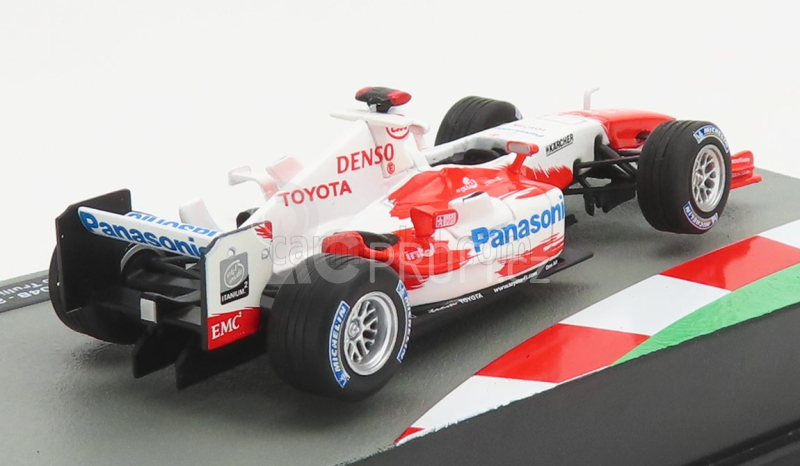 Edicola Toyota F1  Tf104b N 16 Season 2004 Jarno Trulli 1:43 Bílá Červená