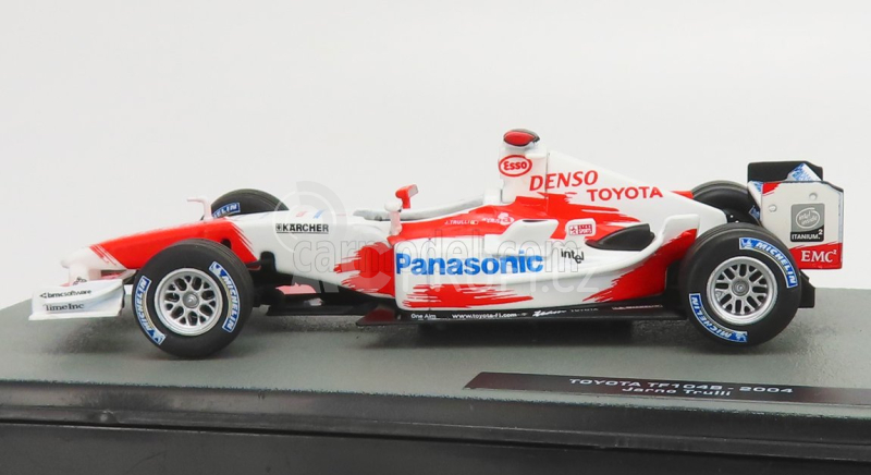 Edicola Toyota F1  Tf104b N 16 Season 2004 Jarno Trulli 1:43 Bílá Červená