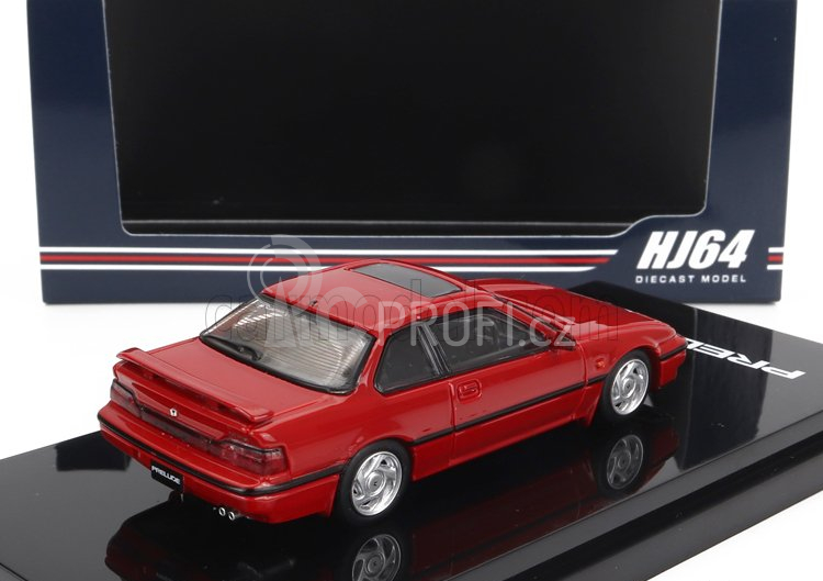 Ignition-model Honda Prelude 2.0xx 4ws 1989 1:64 Red