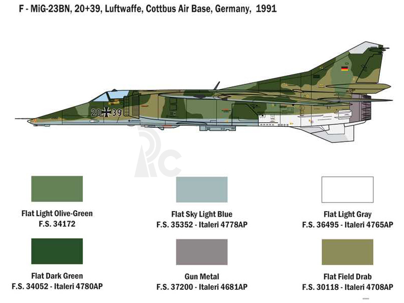 Italeri MiG-23 MF/BN Flogger (1:48)