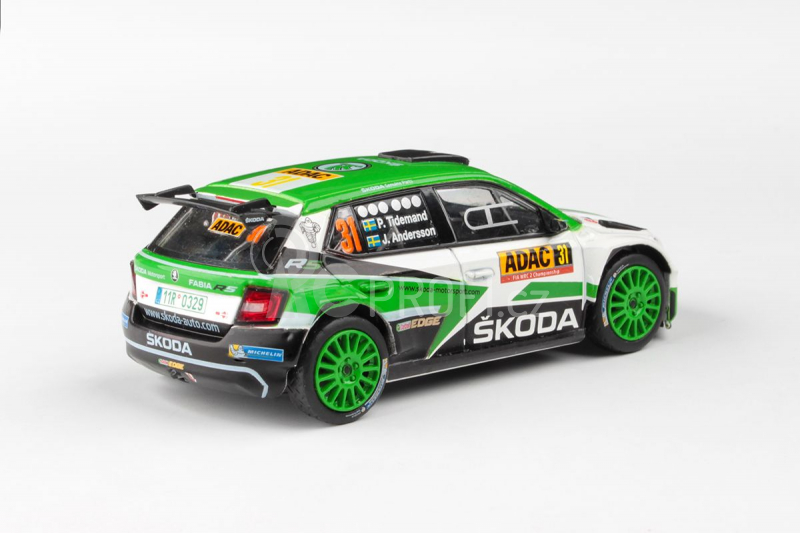 Abrex Škoda Fabia III R5 (2015) 1:43 - ADAC Rallye Deutschland 2017 #31 Tidemand - Andersson