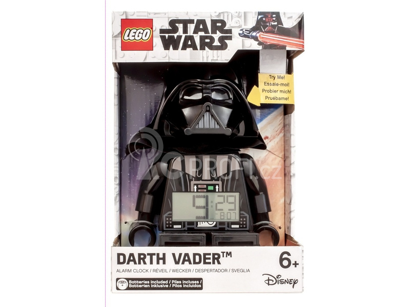 LEGO hodiny s budíkem Star Wars Darth Vader