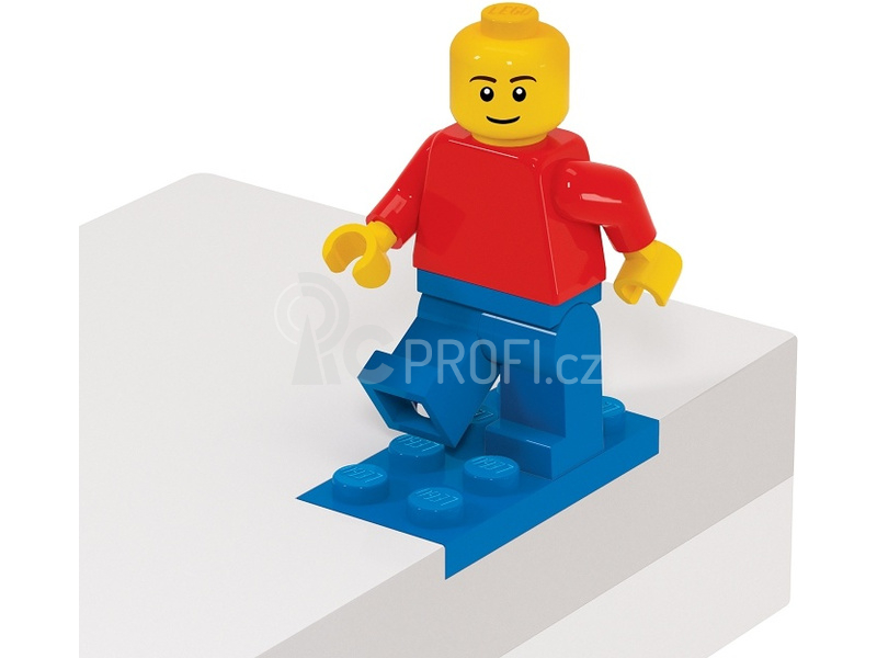 LEGO pouzdro s minifigurkou modré