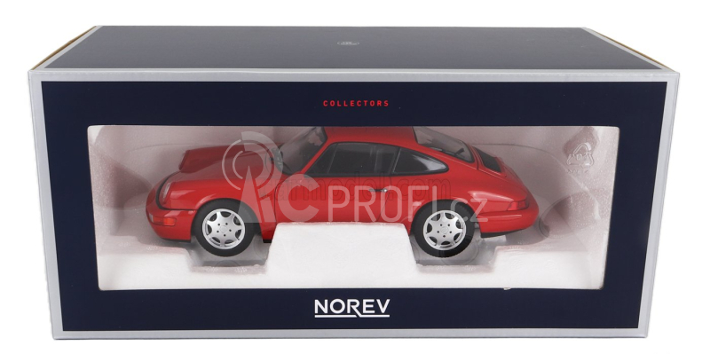 Norev Porsche 911 964 Carrera 2 Coupe 1990 1:18 Red