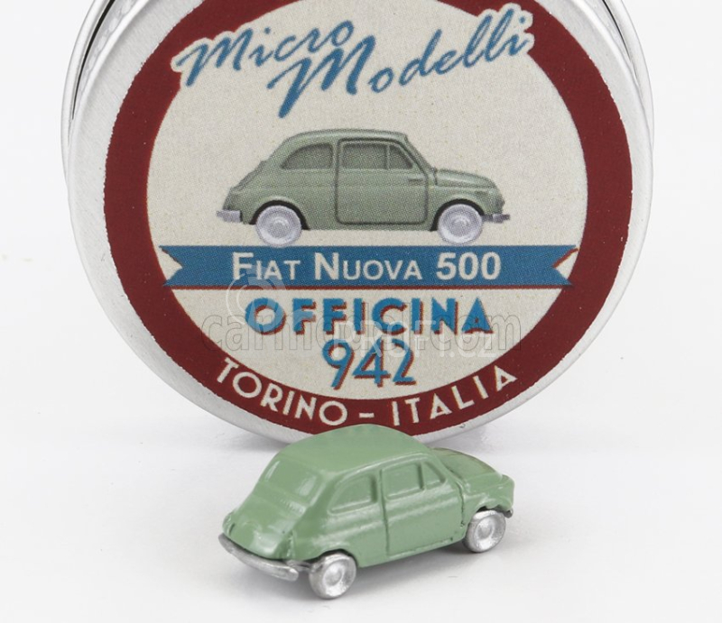 Officina-942 Fiat Nuova 500 1957 1:160 Zelená