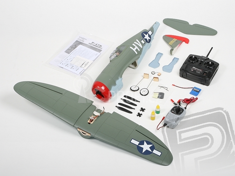 RC letadlo P-47 Thunderbolt SC - mód 1