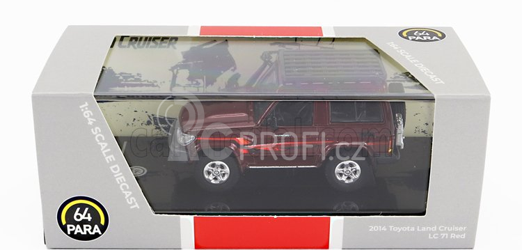 Paragon-models Toyota Land Cruiser Lc71 Lhd 2014 1:64 Red Met