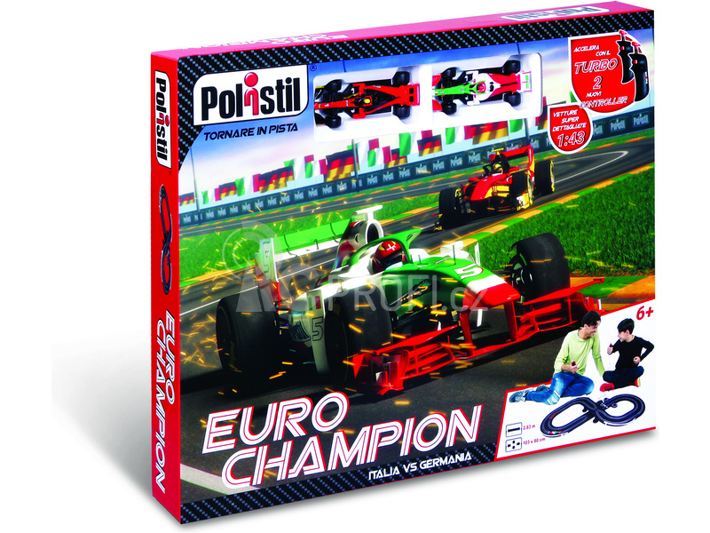 Polistil Autodráha 1:43 Euro Champion Formula one