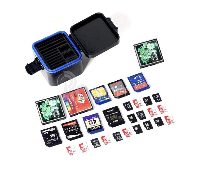 Pouzdro na paměťové SD / micro SD karty (voděodolné)
