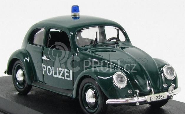 Rio-models Volkswagen Beetle Polizei Police 1953 1:43 Zelená
