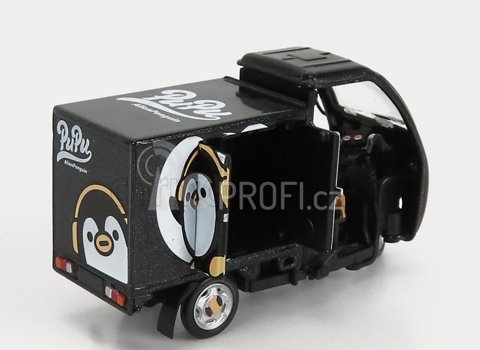 Tiny toys Motorcycle Electric Tricycle Pupu Aliens 1980 1:43 Black