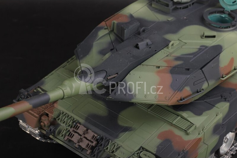 TORRO tank 1/16 RC LEOPARD 2A6 NATO kamufláž - BB Airsoft+IR (kovové pásy)