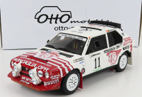 Otto-mobile Lancia Delta S4 Team Roncaglia Opr (night Version) N 11 Rally Olympus 1986 P.alessandrini - A.alessandrini 1:18 Bílá Červená