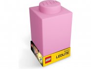 LEGO noční lampička Silikonová kostka růžová