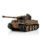 TORRO tank PRO 1/16 RC Tiger I střední verze vícebarevná kamufláž - infra IR - kouř z hlavně