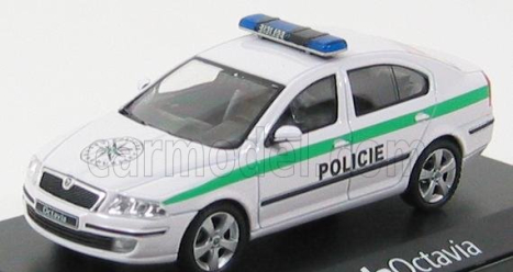Abrex Škoda Octavia Policie 2004 1:43 Bílá Zelená