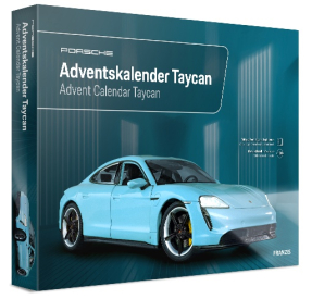 Adventní kalendář Porsche Taycan se zvukem 1:24