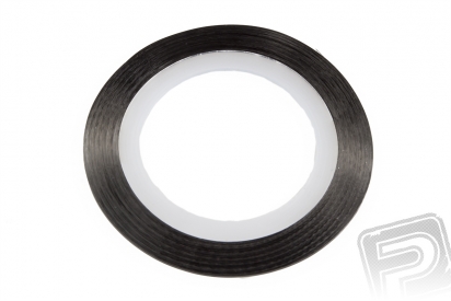 Ozdobná páska černá 0,4 mm