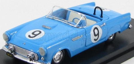 Rio-models Ford usa Thunderbird Cabriolet N 9 Sebring 1955 Scher - Davis 1:43 Světle Modrá