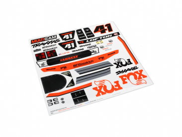 Traxxas samolepky Unlimited Desert Racer Fox Edition