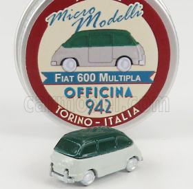 Officina-942 Fiat 600 Multipla 1956 1:160 Šedá Tmavě Zelená