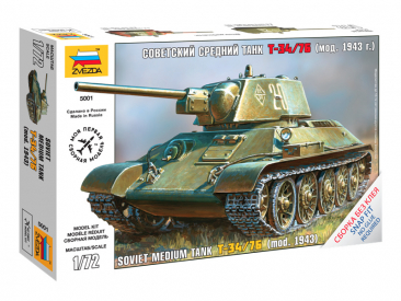 Zvezda Easy Kit T-34/76 (1:72)